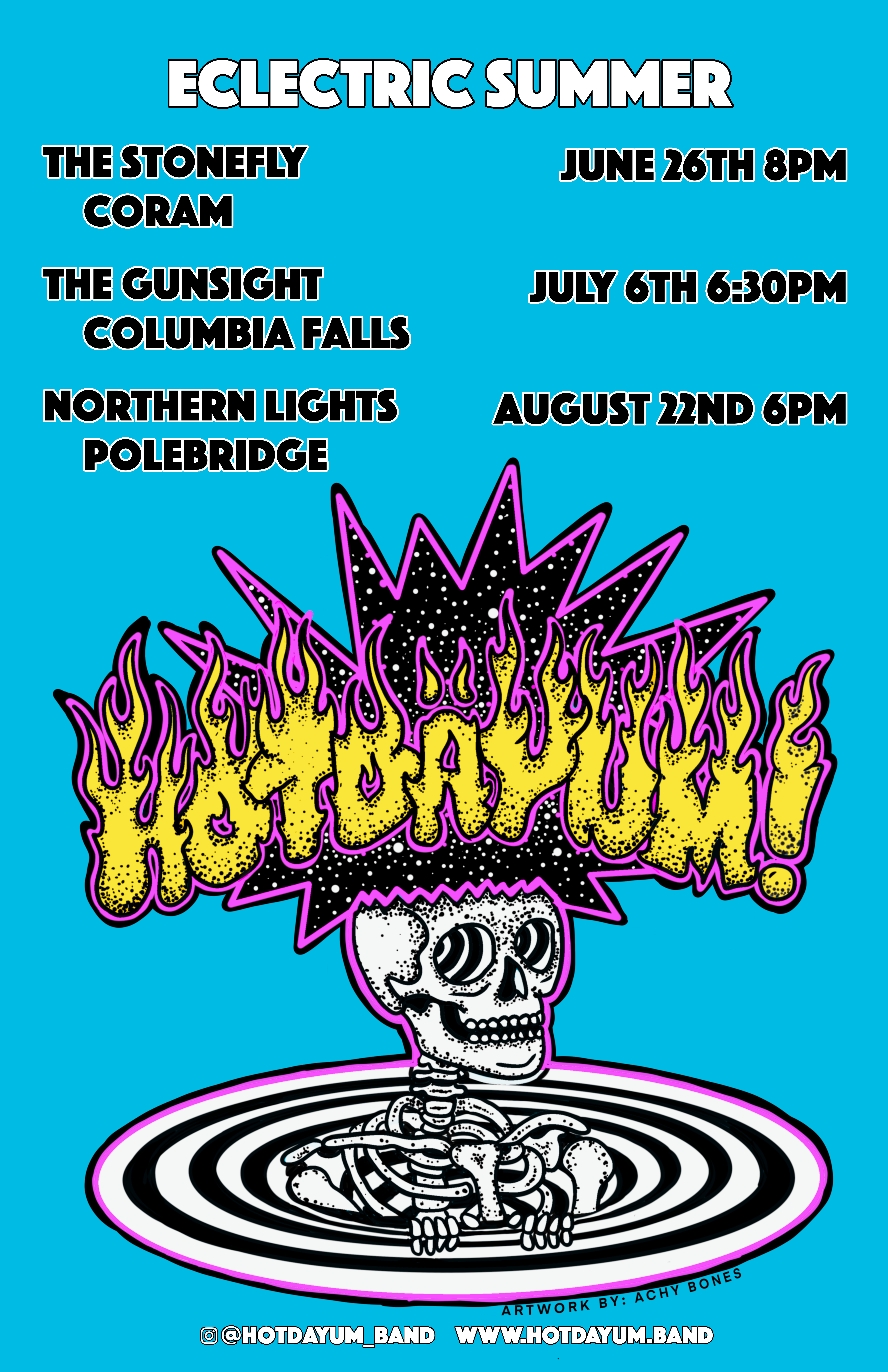 Hotdäyum Summer Gigs - Eclectic Summer Tour